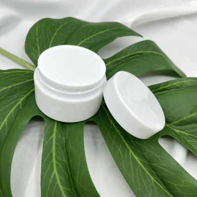 Travel Set Plastic Cosmetic Jars Metallized Empty Face Cream Containers 15g Customized Color