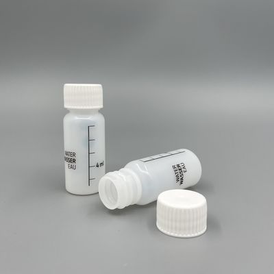 Small HDPE Plastic Bottle 10ml White Cap Customized Color One Time Use For Lotion