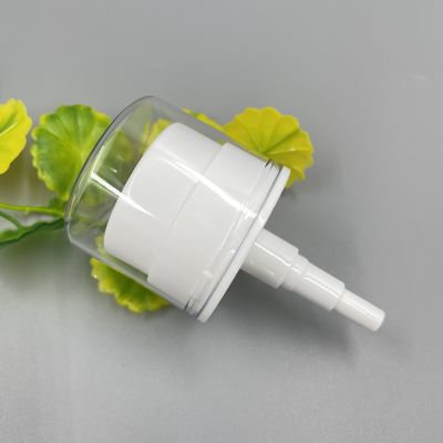 33/410 Nail Polish Remover Pump Dispensers Clear Cap NBR / PE Piston