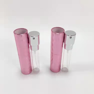 Refillable Perfume Spray And Bottle 8ML Aluminum Cover Diamond Design