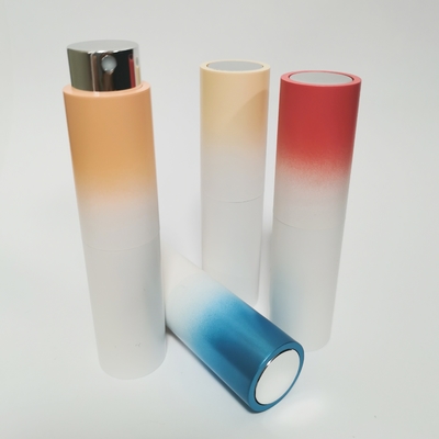 8ML ABS Shell Gradient Color Perfume Spray Bottle Glass Inner Bottle