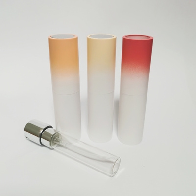 8ML ABS Shell Gradient Color Perfume Spray Bottle Glass Inner Bottle