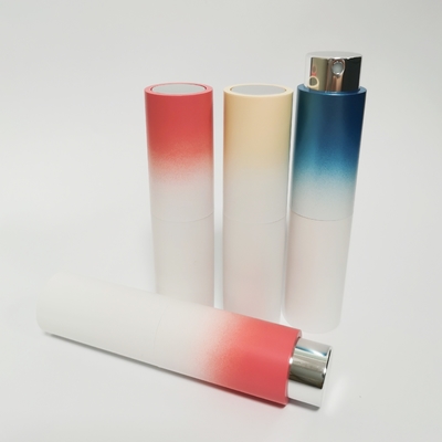 8ML ABS Shell Gradient Color Perfume Spray Bottle Glass Inner Bottle