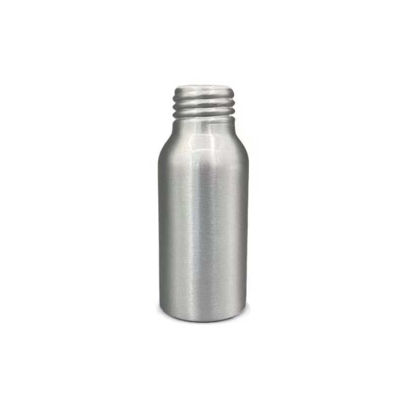 Prevent leakage Silver Aluminium Bottle 50ml 35*85mm Neck 24mm Customized Color