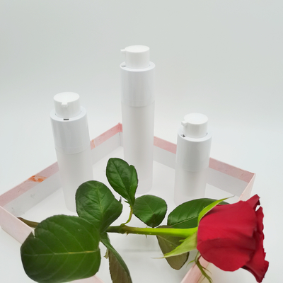 স্কিন কেয়ারের জন্য 15ml 30ml 50ml রাউন্ড রোটারি ডাবল ওয়াল এয়ারলেস পাম্প বোতল