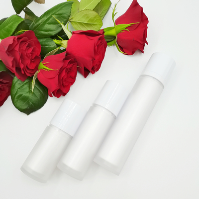 স্কিন কেয়ারের জন্য 15ml 30ml 50ml রাউন্ড রোটারি ডাবল ওয়াল এয়ারলেস পাম্প বোতল