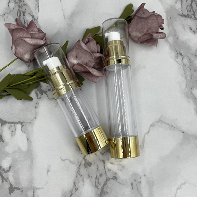 15ml, 30ml, 50ml স্কিন কেয়ার প্যাকেজিং এয়ারলেস পাম্প বোতল