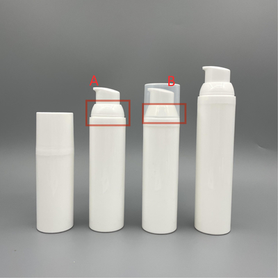 স্কিন কেয়ার কন্টেইনারের জন্য 30ml 50ml 75ml 100ml PP স্ন্যাপ এয়ারলেস বোতলে