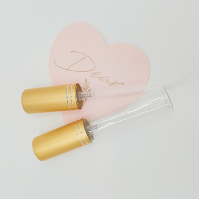 অ্যালুমিনিয়াম পারফিউম স্প্রেয়ার সহ 10ml 15ml 20ml 25ml 30ml টিউব কাচের বোতল