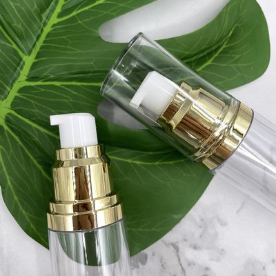 15ml, 30ml, 50ml স্কিন কেয়ার প্যাকেজিং এয়ারলেস পাম্প বোতল