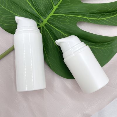 বায়ুহীন পাম্প প্যাকেজিং 15ml পিপি স্কিন কেয়ার বোতল পরিবেশ বান্ধব স্ন্যাপ করুন