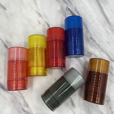 মশা তাড়ানোর জন্য 6g 15g 30g 50g 75g রাউন্ড AS/ABS/PP খালি ডিওডোরেন্ট স্টিক কন্টেইনার