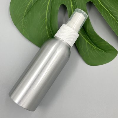 3.52oz অ্যালুমিনিয়াম প্রসাধনী পাত্রে স্প্রে ব্যাস 40mm ঘাড় 24mm বৃত্তাকার কাঁধ