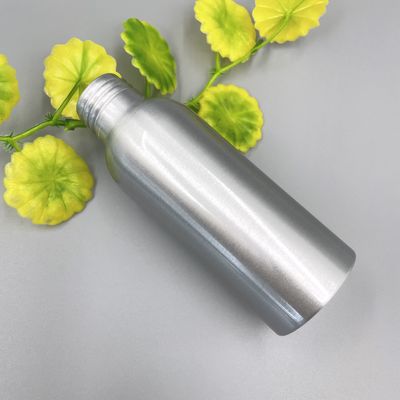 3.52oz অ্যালুমিনিয়াম প্রসাধনী পাত্রে স্প্রে ব্যাস 40mm ঘাড় 24mm বৃত্তাকার কাঁধ