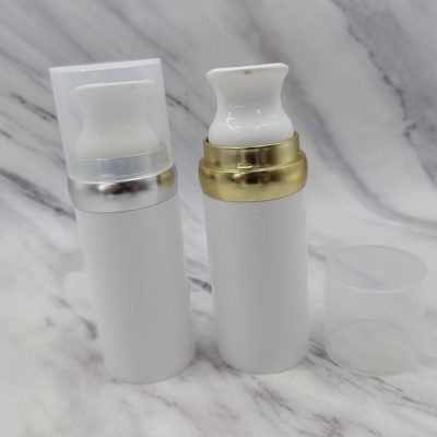 100ml ECO বন্ধুত্বপূর্ণ 2022 বোতল PP কসমেটিক সাদা বায়ুহীন বোতল
