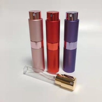 8ml অ্যালুমিনিয়াম + গ্লাস ECO ফ্রেন্ডলি রিফিল পারফিউম বোতল